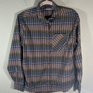 L.L. Beans Men's S Comfort Stretch® Oxford Shirt, Traditional Untucked Fit Plaid
